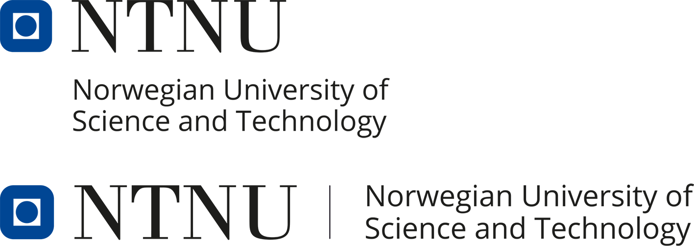 Engelske NTNU-logoer