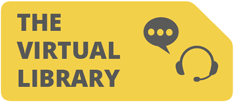 The virtual library. logo