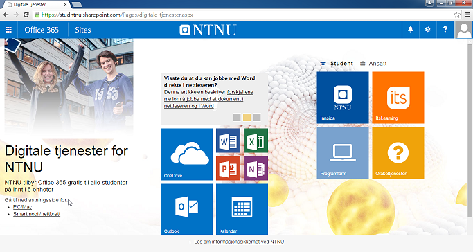 Setting up your email account in Outlook - Kunnskapsbasen - NTNU