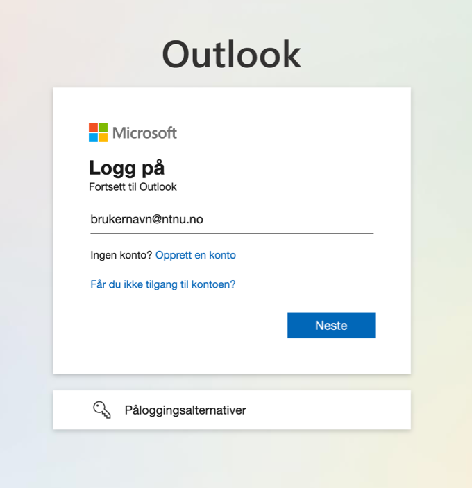 Slik bruker du webmail - Kunnskapsbasen - NTNU