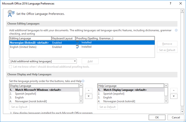 Change language in Windows and Office - Knowledge base - NTNU